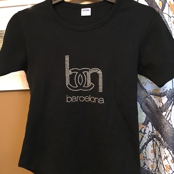 (3 for 18$ ）Stylish black T shirt 100% cotton - Picture 5 of 8